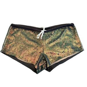 Chaser Gold and Black Sequin Women Shorts